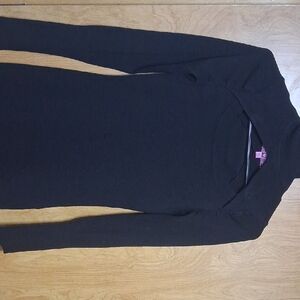 Derek Heart Black Midi Dress